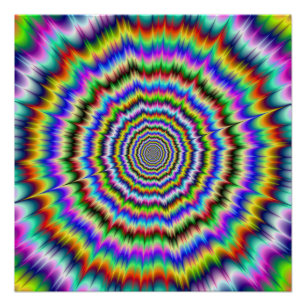 Een saai oog voor de pijnlijke ogen Het Zazzle Per Perfect Poster