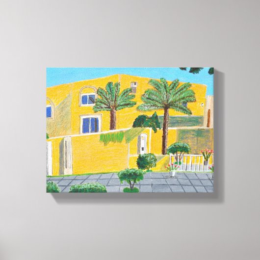 Een Salwa Garden Village canvas (Voorkant)