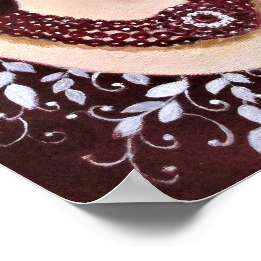 Een  samenleving-dame poster (Hoek)