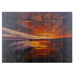Een San Diego Sunset, Origineel door Gary Poling Snijplank