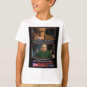 Een Sarcastische blik op Hillary voor President 20 T-shirt