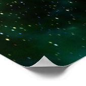 Een Saturnus-achtige planeet Poster (Hoek)