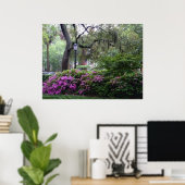 Een Savannah-plein in Bloom Poster (Thuiskantoor)