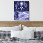 Een Savior is geboren! Canvas Afdruk (Insitu (Slaapkamer))