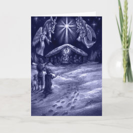 Een Savior is geboren! Feestdagen Kaart