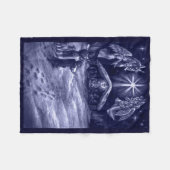 Een Savior is geboren! Fleece Blanket (Voorkant (Horizontaal))
