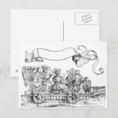 Een scène uit de drievoudige processie van Maximil Briefkaart (Voorkant / Achterkant)