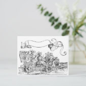 Een scène uit de drievoudige processie van Maximil Briefkaart (Staand voorkant)