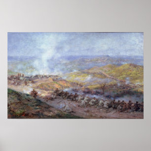 Een scène uit de Russisch-Turkse oorlog Poster