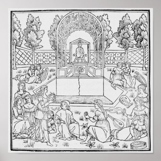 Een scène uit het decameron poster (Voorkant)