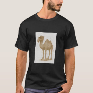 Een schaduwrijke kameel t-shirt