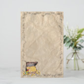Een schatkist van Pirate Briefpapier (Staand voorkant)