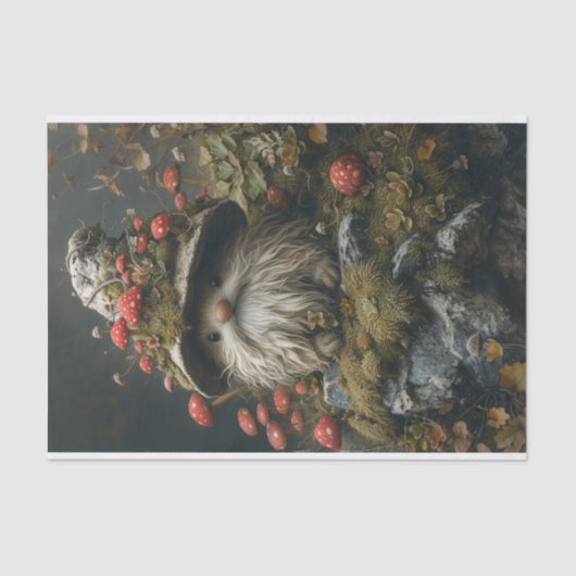 Een Schattig boswezen Tissuepapier (Voorkant)