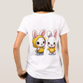 Een schattig bunny t shirt (Achterkant)