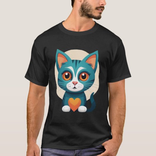 Een schattig Cat T shirt (Voorkant)