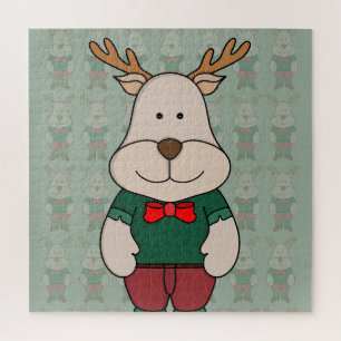 Een schattig hert legpuzzel