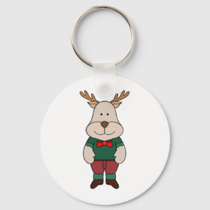 Een schattig hert sleutelhanger
