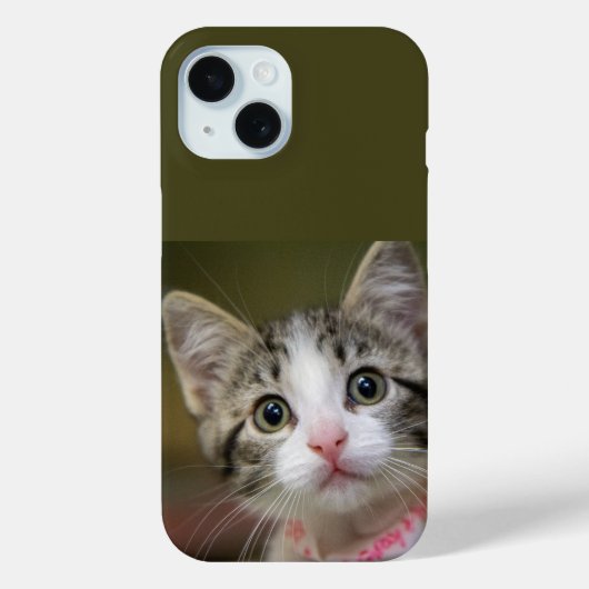Een schattig kitten met groene ogen Case-Mate iPhone case (Achterkant)