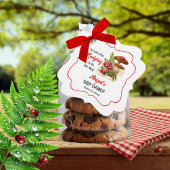 Een schattig lieveheersbeestje is op weg naar het bedankjes labels