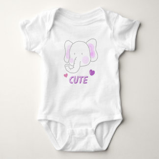 Een schattig olifant-body romper