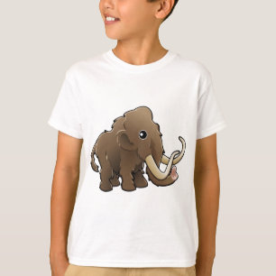 Een schattig, wollig mammot t-shirt