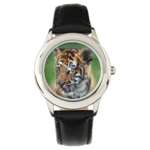 Een schattige baby tijger horloge
