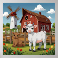 een schattige BOERDERIJDIEREN