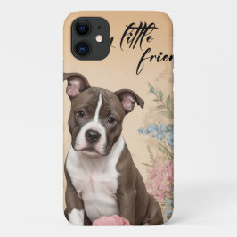 Een schattige bruine Staffordshire Terrier puppy,  iPhone 11 Hoesje