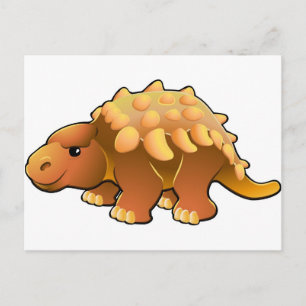 Een schattige dinosaurus briefkaart