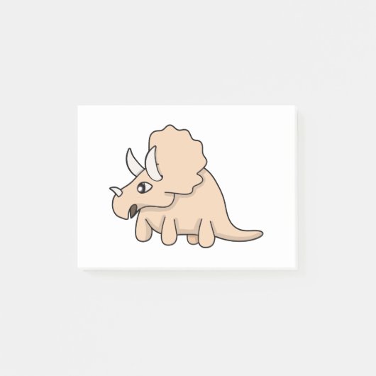 Een schattige dinosaurus post-it® notes (Voorkant)