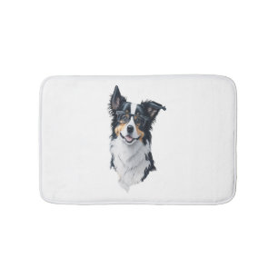 Een schattige hond Border Collie Badmat