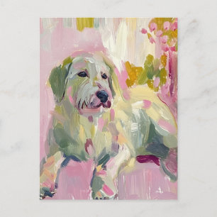 Een schattige hond briefkaart