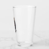 Een schattige hond koning Charles Spaniel Glas (Links)