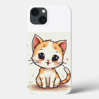 een schattige kat iPhone 13 hoesje