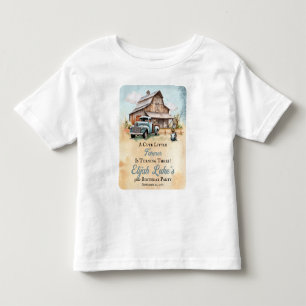 Een Schattige Kleine Boer 3e Verjaardagsfeestje Kinder Shirts
