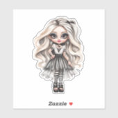 Een Schattige Meisje Halloween Design Collectie 12 Sticker (Vel)