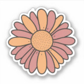 Een schattige pastel madeliefje sticker (Voorkant)