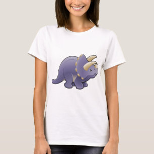 Een schattige triceratops dinosaurus t-shirt