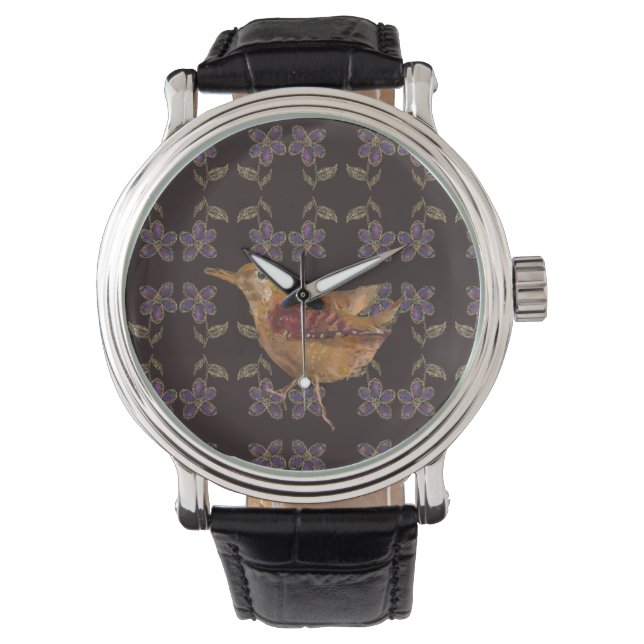 Een schattige vogel horloge (Voorkant)