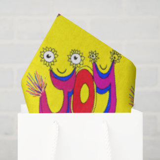 Een Schattige, vrolijk feest om je cadeau te Cadea Tissuepapier