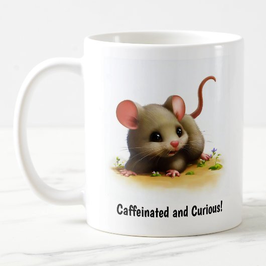 Een Schattigee 3D Painted Mouse Coffee Mok