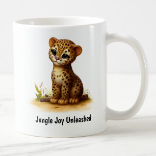 Een Schattigee 3D Painted Ocelot Coffee Mok