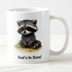 Een Schattigee 3D Painted Racoon Coffee Mok