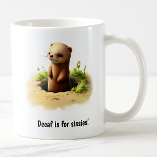 Een Schattigee 3D Painted Weasel Coffee Mok
