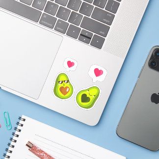 EEN SCHATTIGEE AVOCADO STICKERS