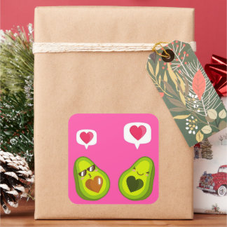 EEN SCHATTIGEE AVOCADO STICKERS