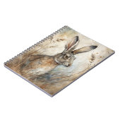 Een Schattigee haas in het bos Notitieboek (Linkerzijde)