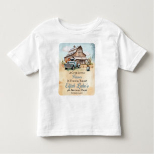 Een Schattigee kleine boer 3e verjaardagsfeestje Kinder Shirts
