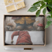 Een Schattigee winterkabouter Tissuepapier (Geschenk)