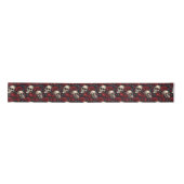 Een schedel en Rozen serie Design 10 Lint (Voorkant)